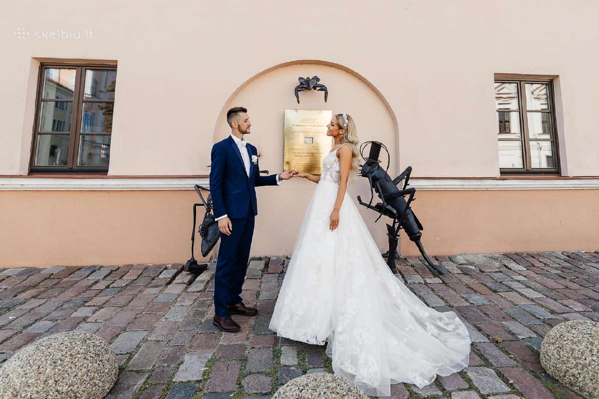 Vestuvinė suknelė S dydis - nuotraukos Nr. 3