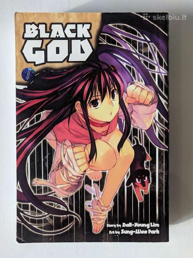 Black god anime manga Skelbiu.lt