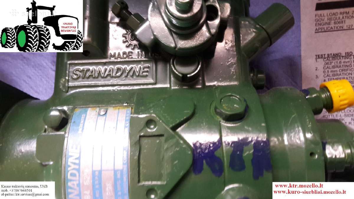 A+ John Deere kuro siurblys Stanadyne De 4629-5413 - nuotraukos Nr. 7