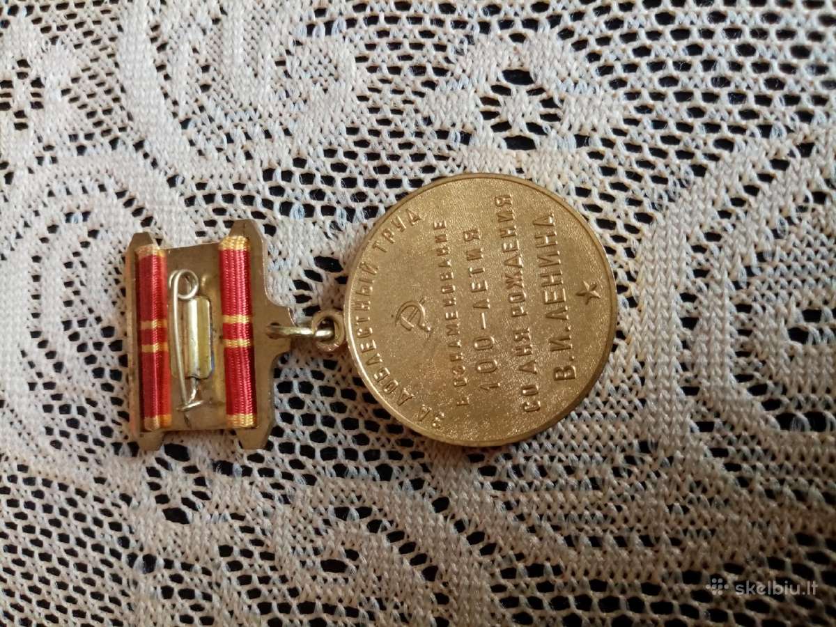 CcCCCP Lenino medalisoriginalas. Лмд. - nuotraukos Nr. 3