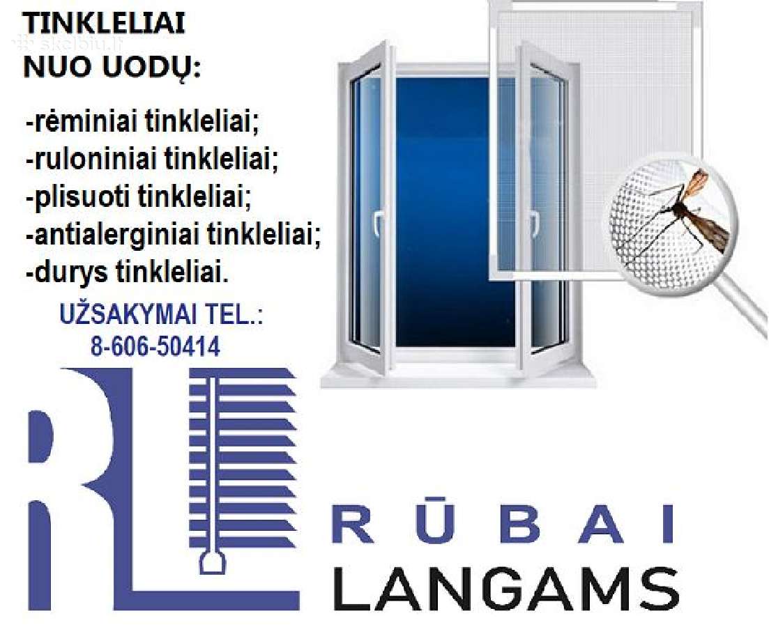 Roletai, žaliuzės, tinkleliai,žemomis kainomis! - nuotraukos Nr. 2