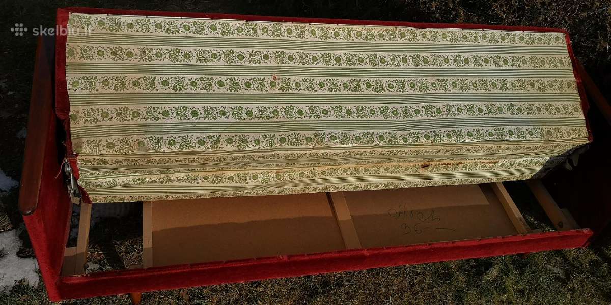 Vintažinė sofa / lova - nuotraukos Nr. 2