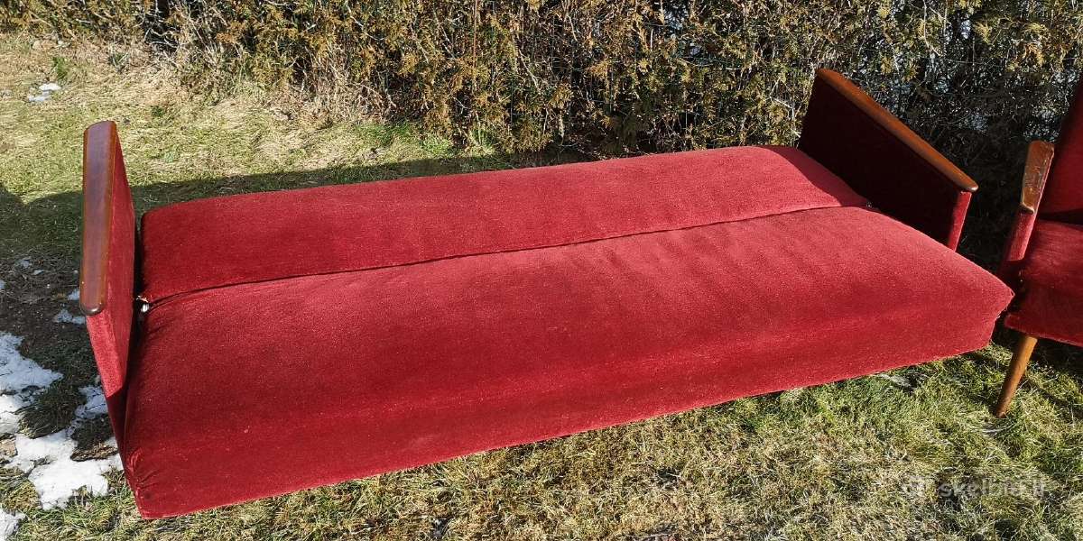 Vintažinė sofa / lova - nuotraukos Nr. 3