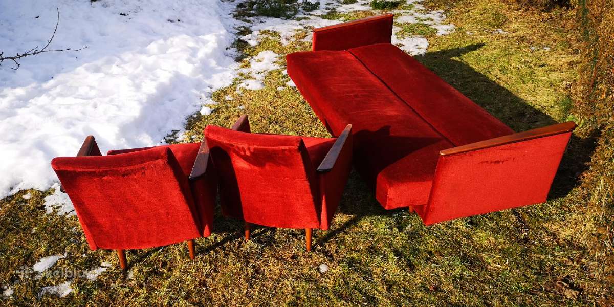 Vintažinė sofa / lova - nuotraukos Nr. 4