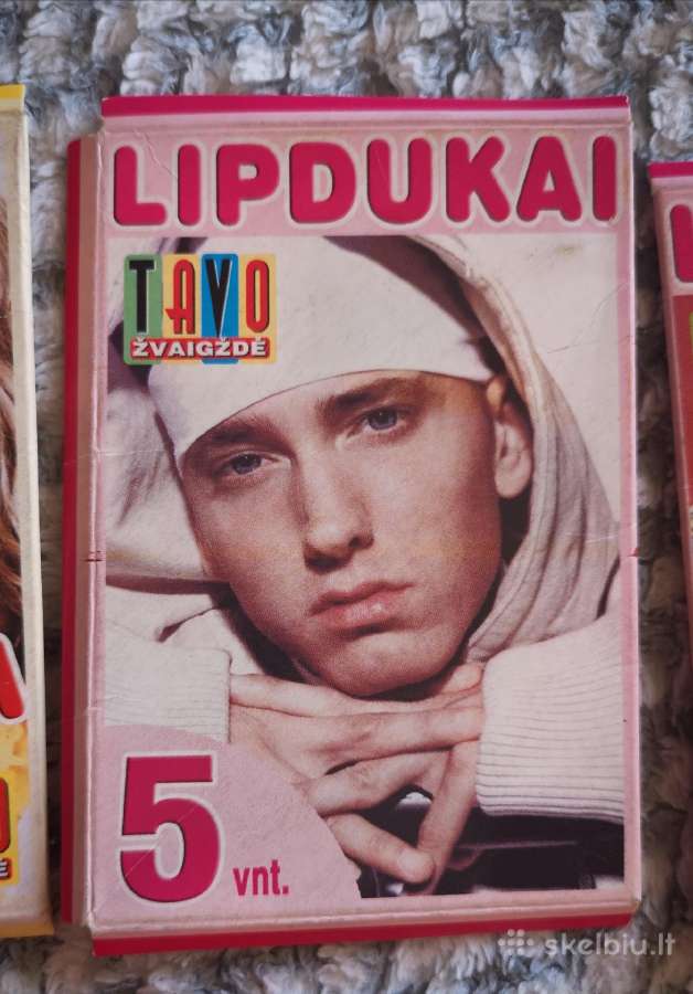 Įžymybių lipdukai 5 vnt pokelyje - nuotraukos Nr. 2