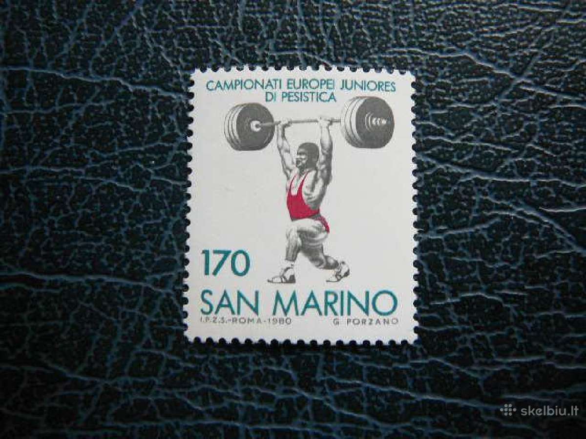 Sportas Sunkumo kilnojimas San Marinas smr1221