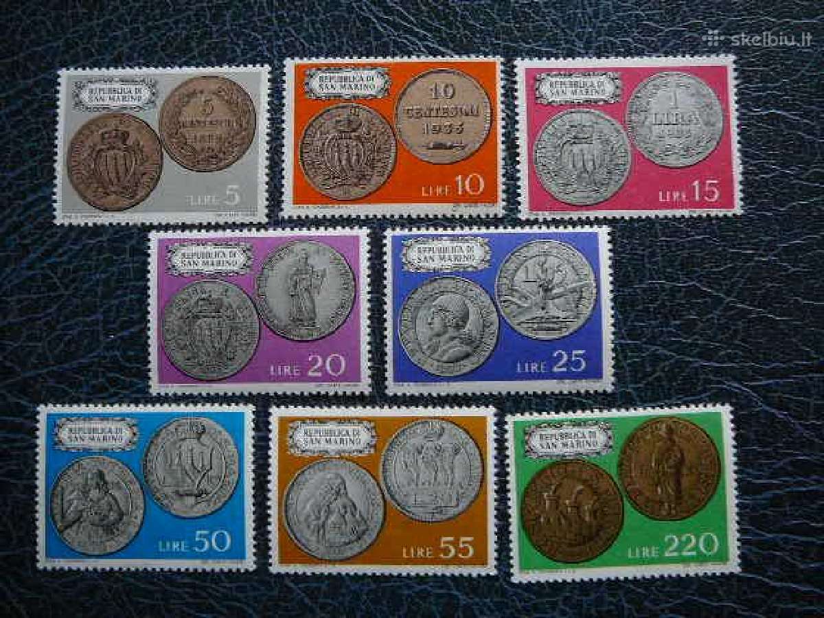 Monetos Pinigai San Marinas 1972 smr1017
