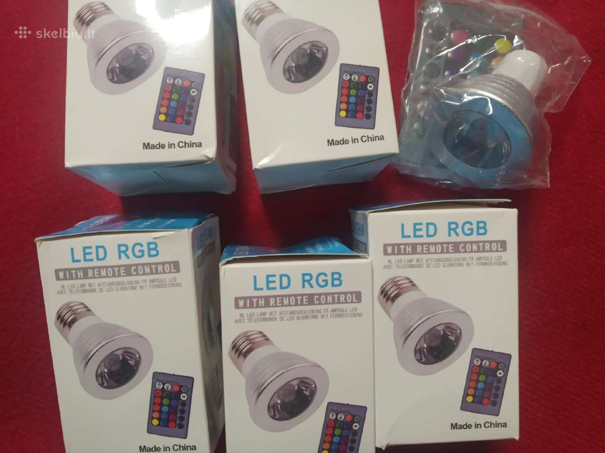 LED Rgbw Gu10 lemputė keičianti spalvas - nuotraukos Nr. 3
