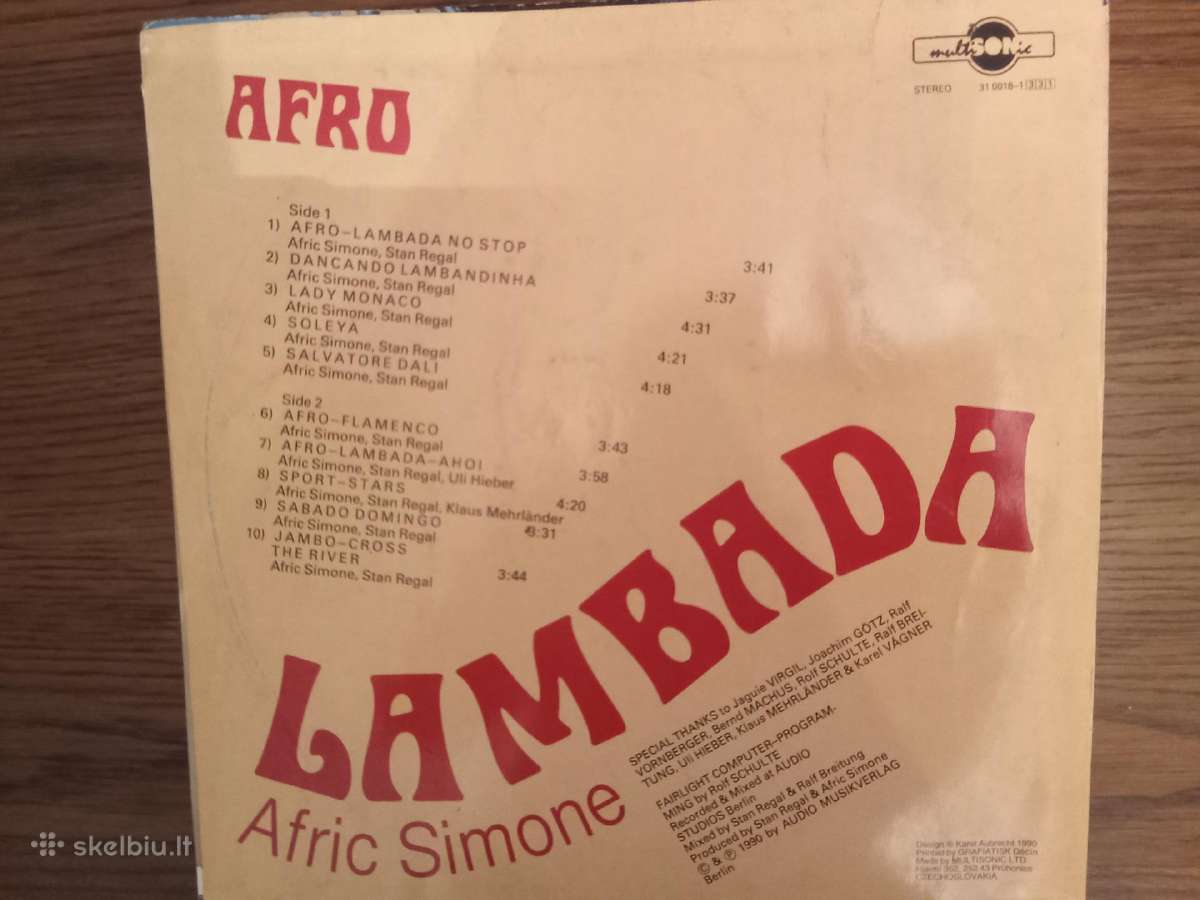 Afric Simone plokštelė - nuotraukos Nr. 2
