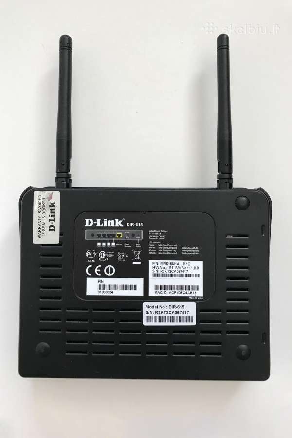 Maršutizatorius D-link (dir-615) - nuotraukos Nr. 3