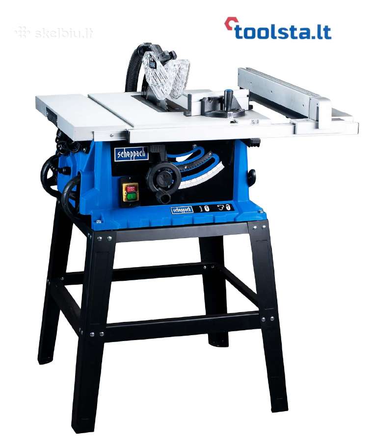 Scheppach Hs105, 2kw pjovimo staklės 254mm disku - nuotraukos Nr. 3