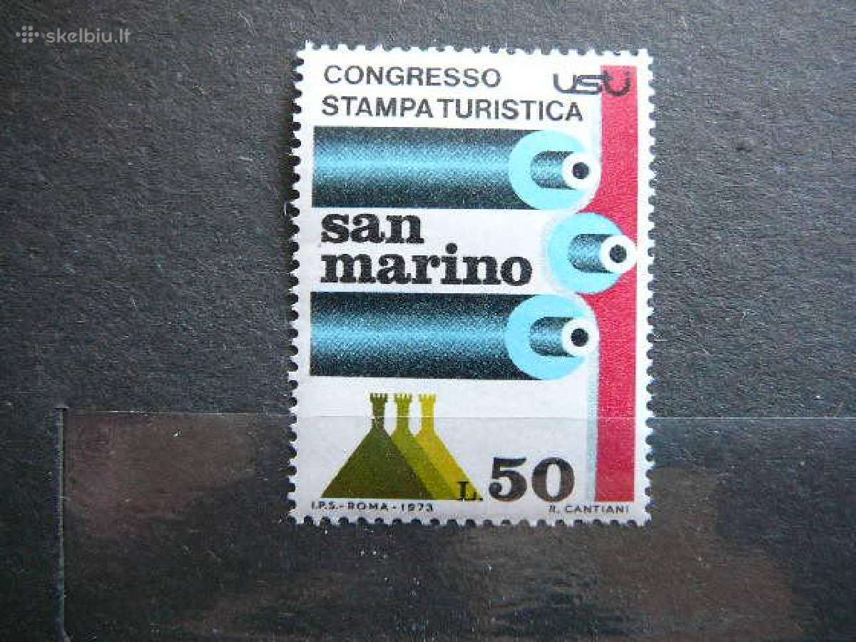Spaustuve San Marinas 1973 Mnh smr1027