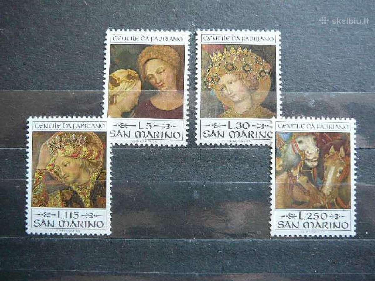 Daile San Marinas 1973 Mnh smr1055