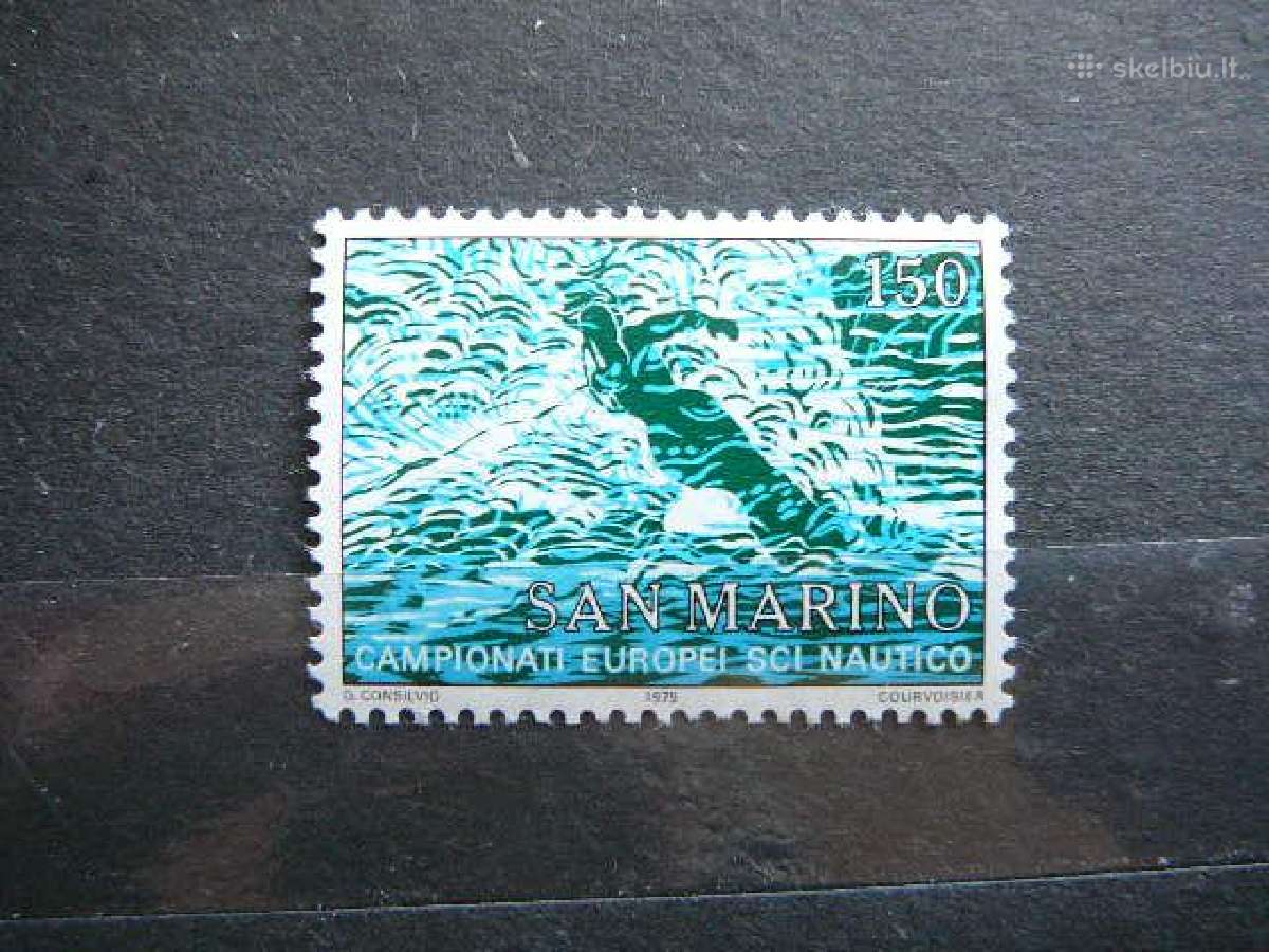 Slalomas vandens Sportas San Marinas 1979 smr1181