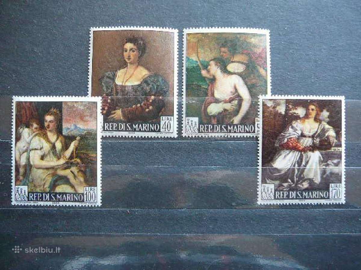 Daile San Marinas 1965 Mnh smr865