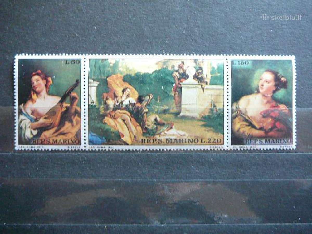 Daile San Marinas 1970 Mnh smr959