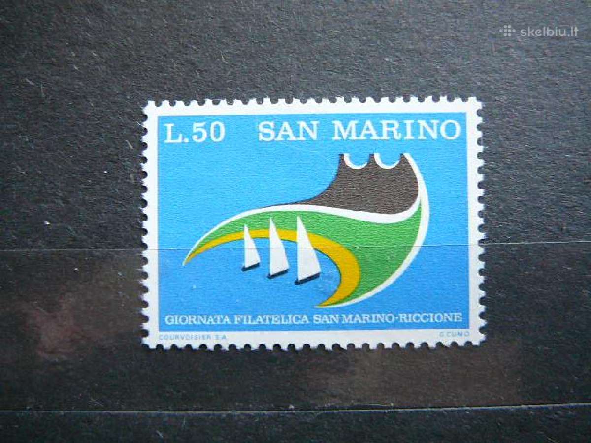 Laivai Burlaiviai San Marinas 1974 Mnh smr1069