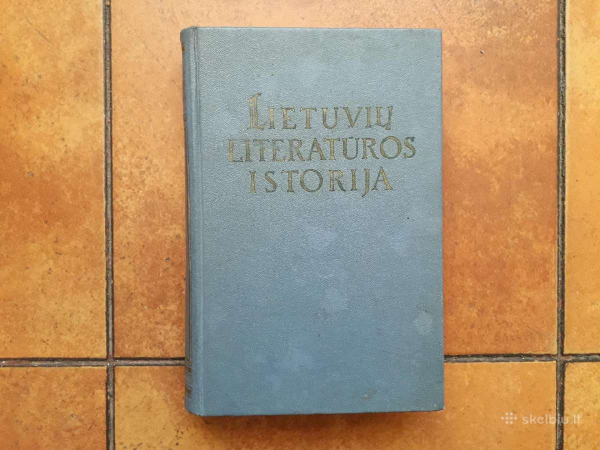 "Lietuvių literatūros istorija" 2 tomai 1957m 1958 - nuotraukos Nr. 3