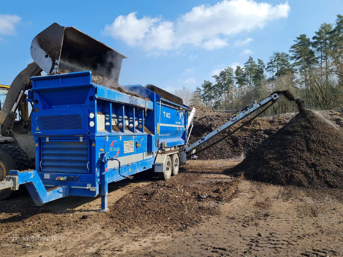 Būgninių sijotuvų Terra Select T40 ir T 60 nuoma