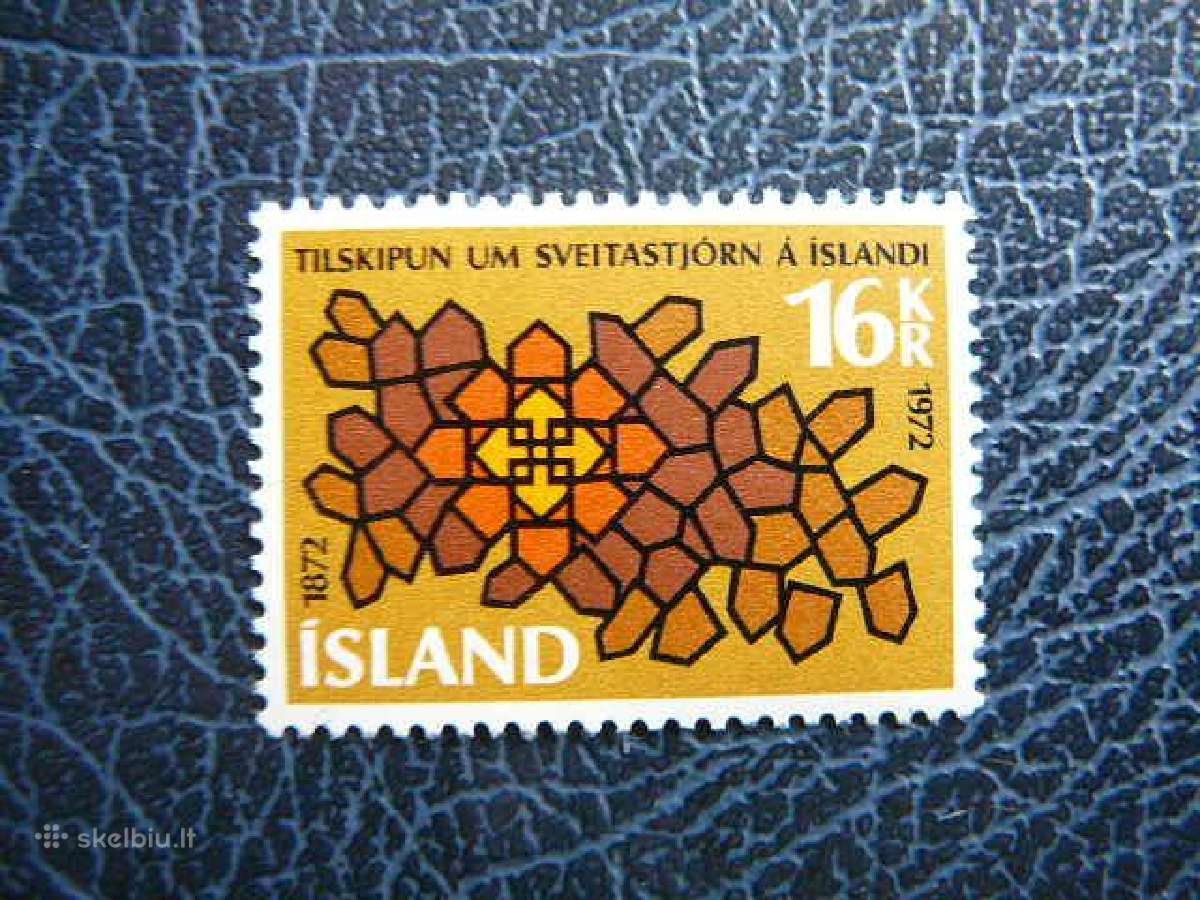 Simboliai Islandija 1972 Mnh is463