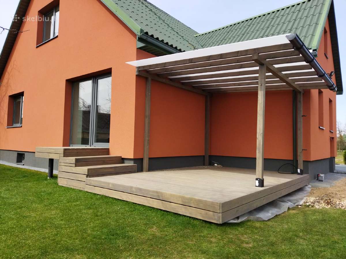 Stoginės . Terasų montavimas.terasos nuo 60 eu/m2 - nuotraukos Nr. 19