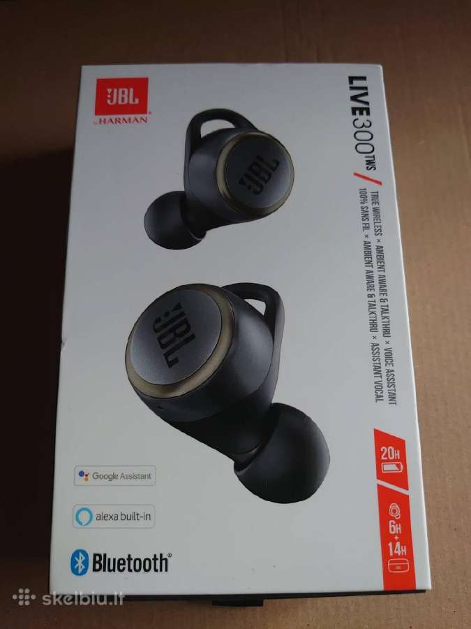 Jbl Live300 Tws Black (Originalas/ Stovis 10+) - Skelbiu.lt