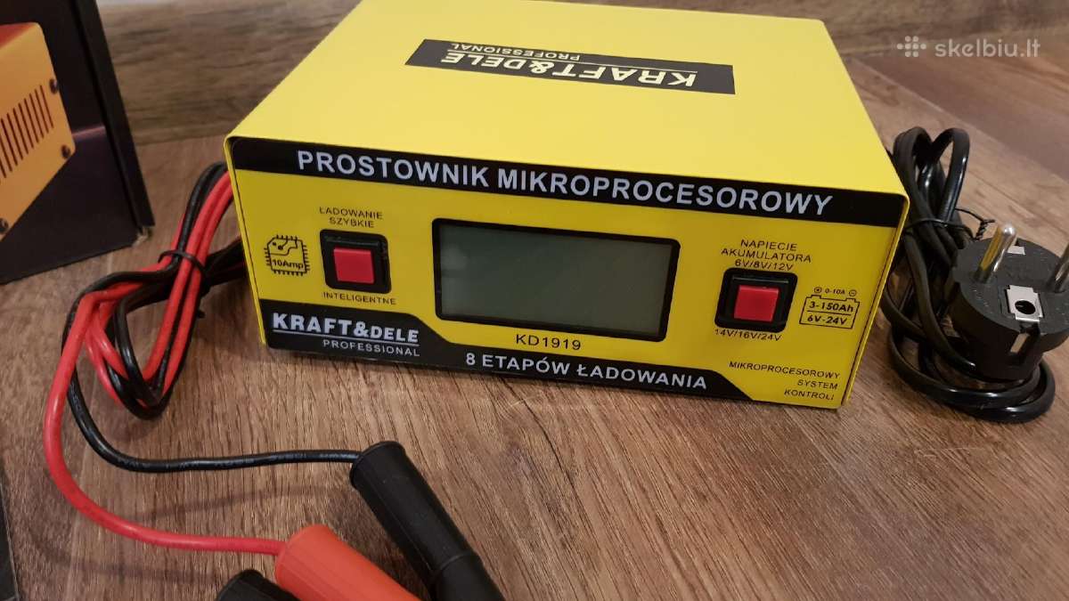 Akumuliatorių įkrovėjas užvedėjas startas! - nuotraukos Nr. 10