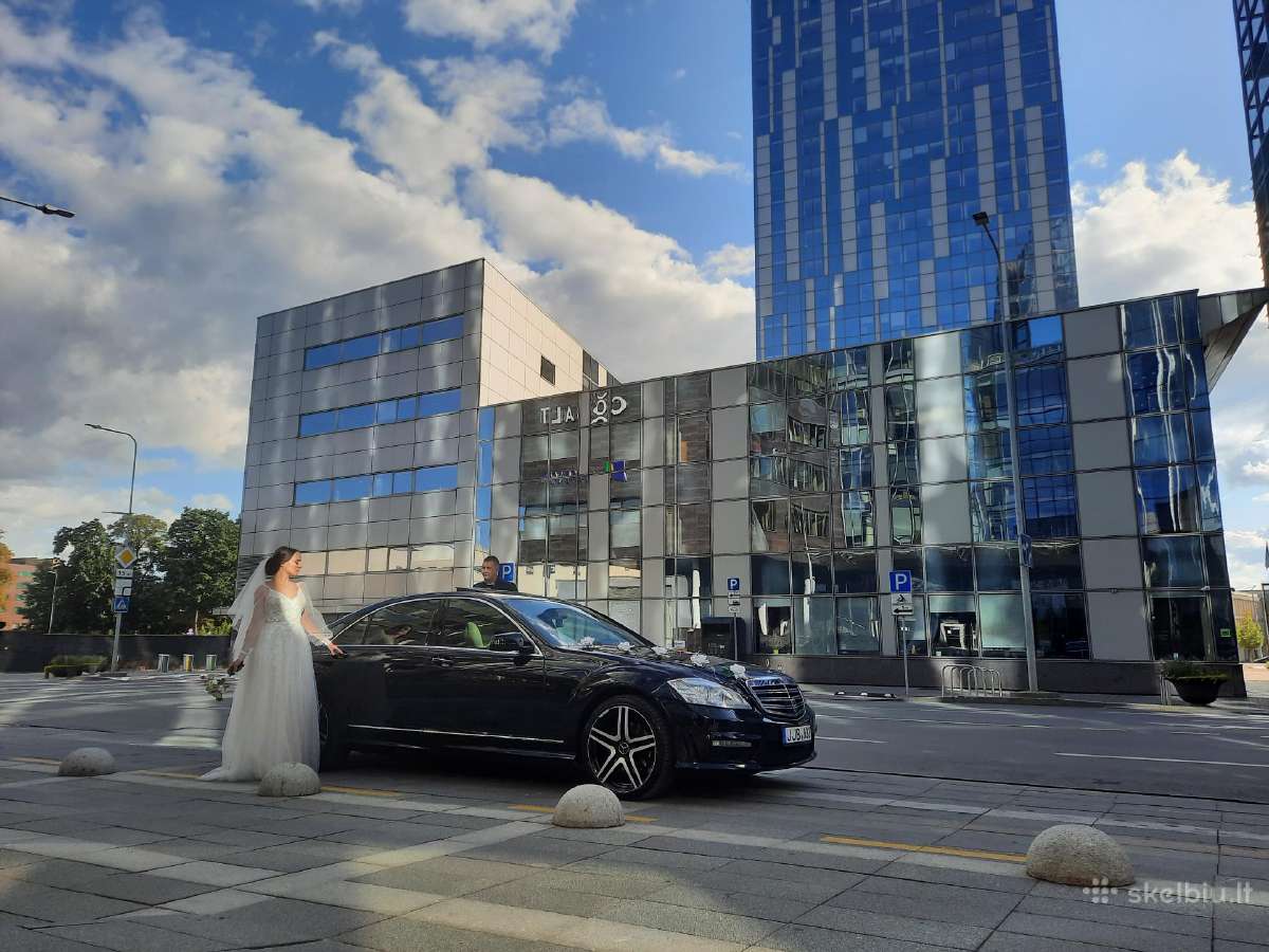 Prabangių Mercedes Benz S klasės Long nuoma - nuotraukos Nr. 8