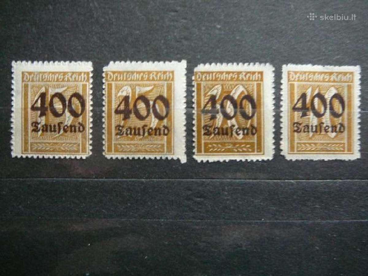 Standartai Vokietija 1923 Mnh vkt297/0s