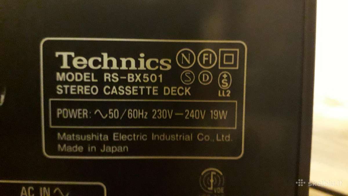 Technics RS-bx501 - nuotraukos Nr. 5