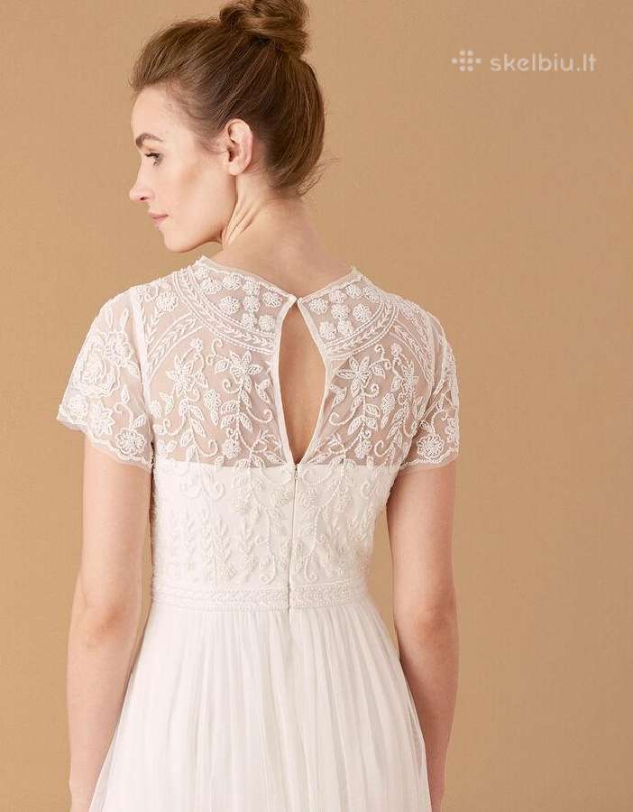 Parduodama nauja, nedevėta vestuvinė suknelė - nuotraukos Nr. 3
