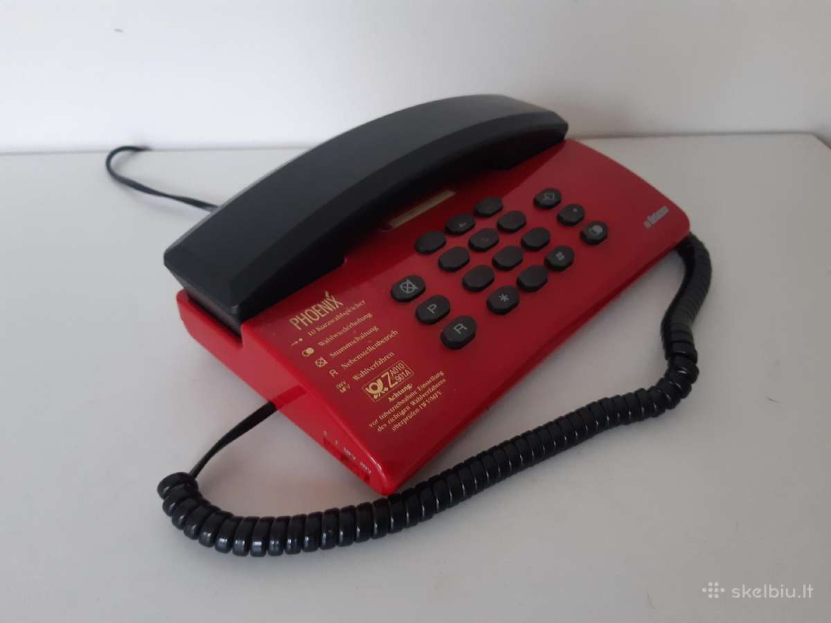 Raudonas Löwe Betacom telefonas su klavisais