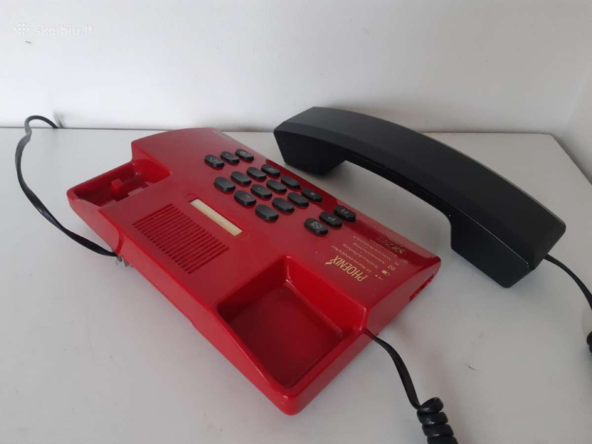 Raudonas Löwe Betacom telefonas su klavisais - nuotraukos Nr. 4