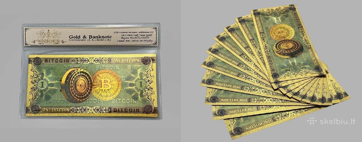 Bitcoin banknotai (suvenyriniai)