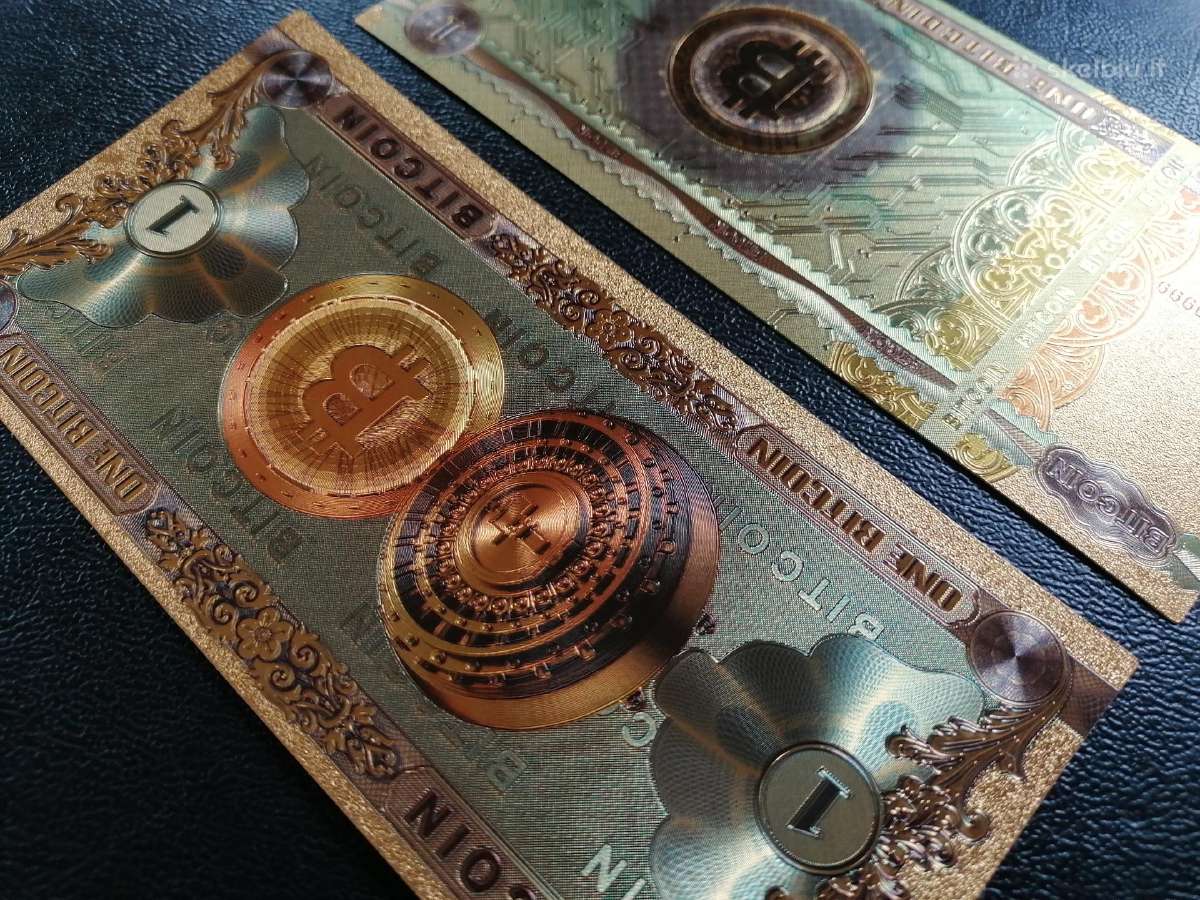 Bitcoin banknotai (suvenyriniai) - nuotraukos Nr. 6