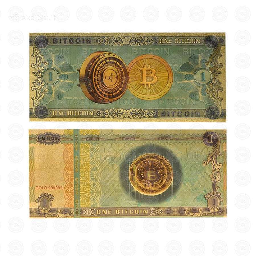 Bitcoin banknotai (suvenyriniai) - nuotraukos Nr. 7