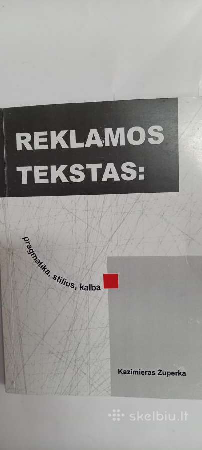 Knyga reklama