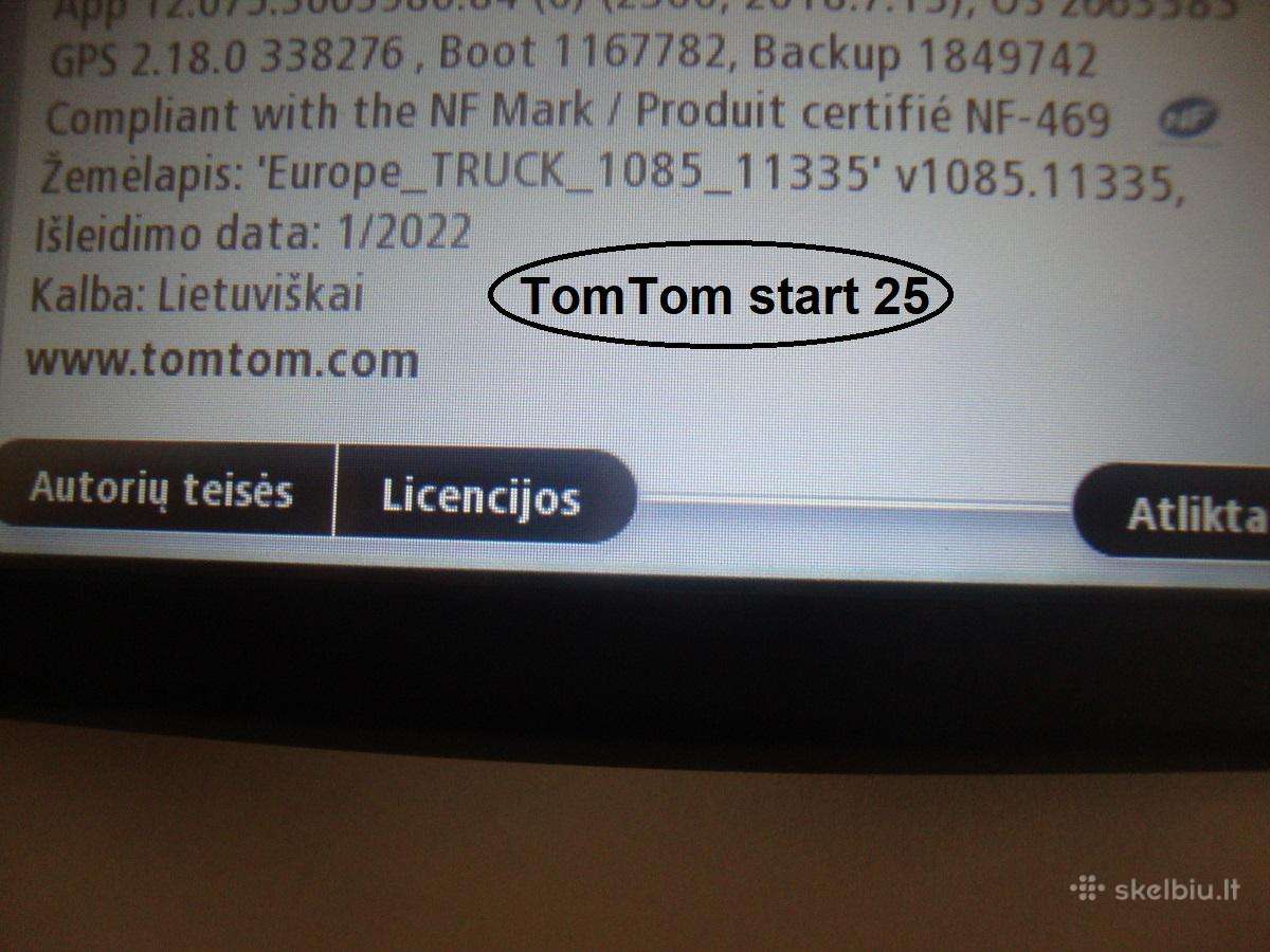 Tomtom navigacijos, XL, Start, Live, Truck 2025 - nuotraukos Nr. 11