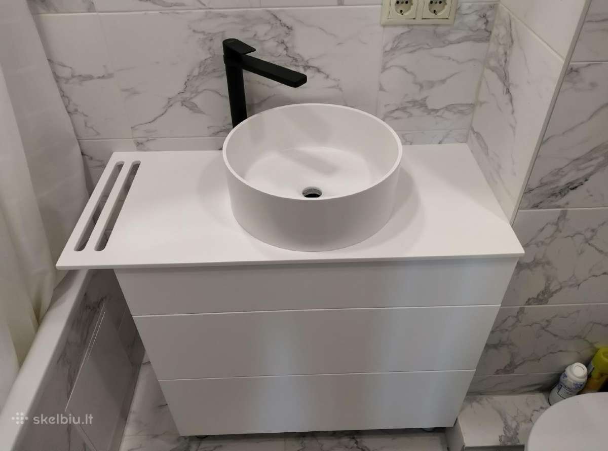 Dirbtinio akmens stalviršiai. Corian, Hi-macs - nuotraukos Nr. 17