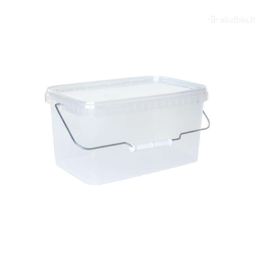 Maistiniai plastikiniai kibirai, kibirėliai medui - nuotraukos Nr. 7