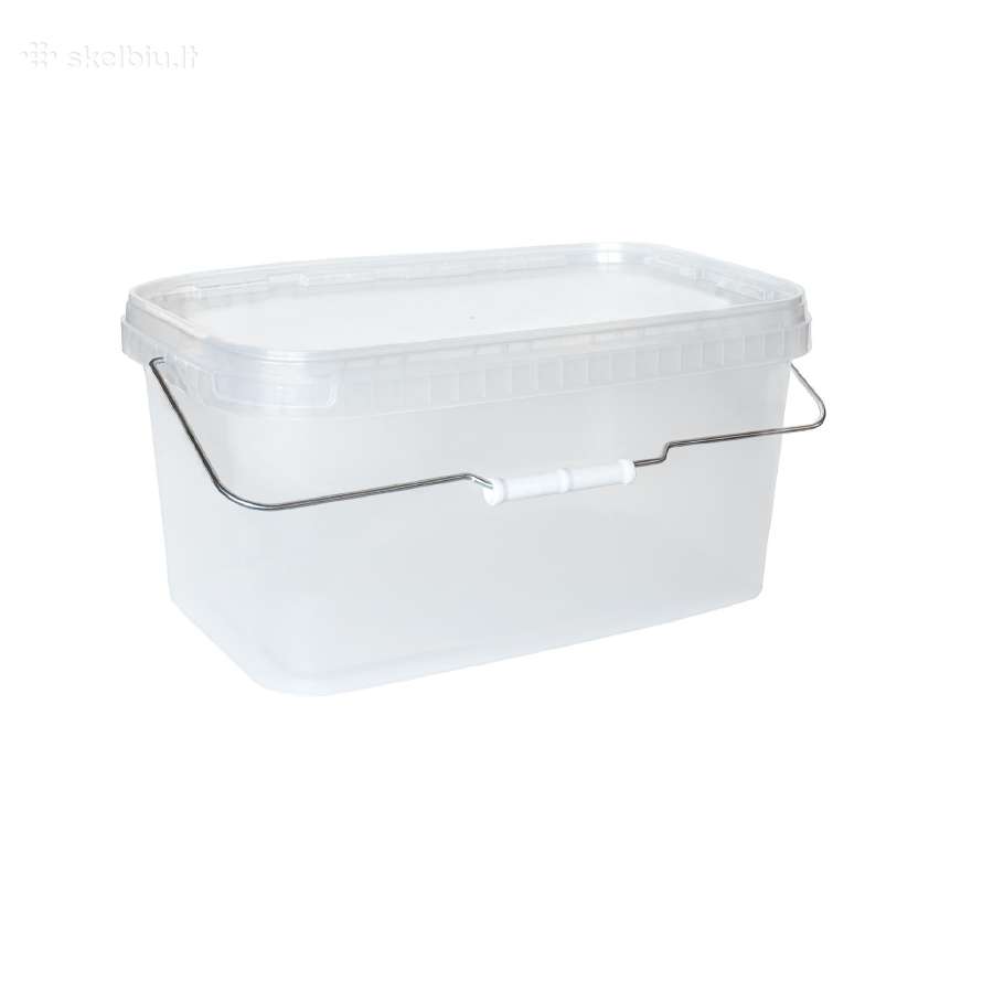 Maistiniai plastikiniai kibirai, kibirėliai medui - nuotraukos Nr. 8