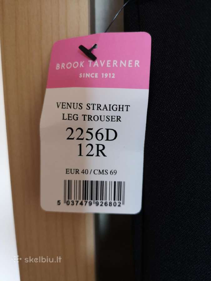 Brook Taverner naujos juodos klasikinės kelnės - nuotraukos Nr. 4