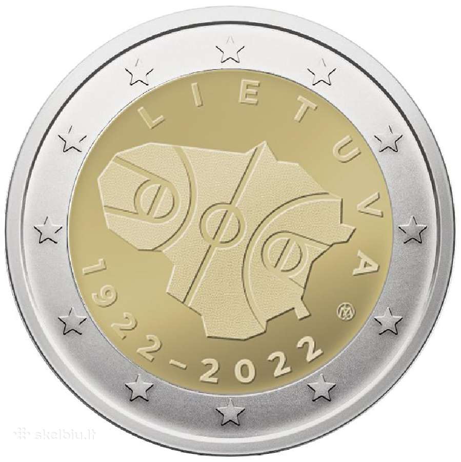 Lietuva 2 Eurai, 2022 Lietuvos Krepšiniui 100