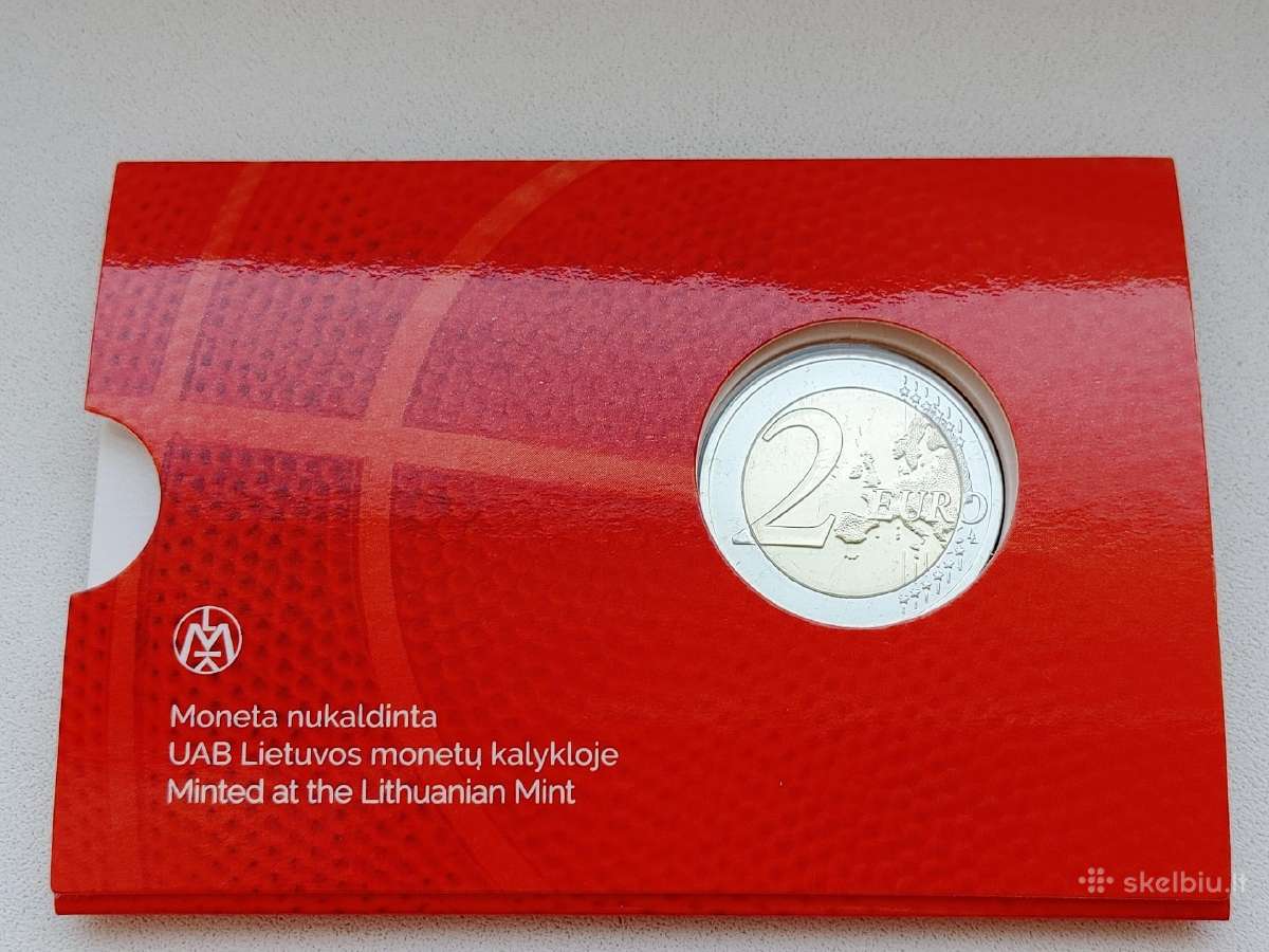 2022 2€ skirtą Lietuvos krepšinio 100-mečiui (Bu) - nuotraukos Nr. 2