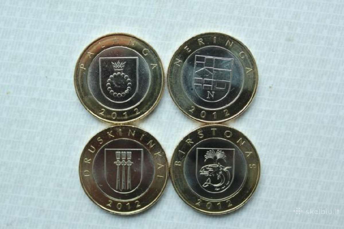 Kurortai 2 litai 2012 m. (dviejų litų, komplektas)