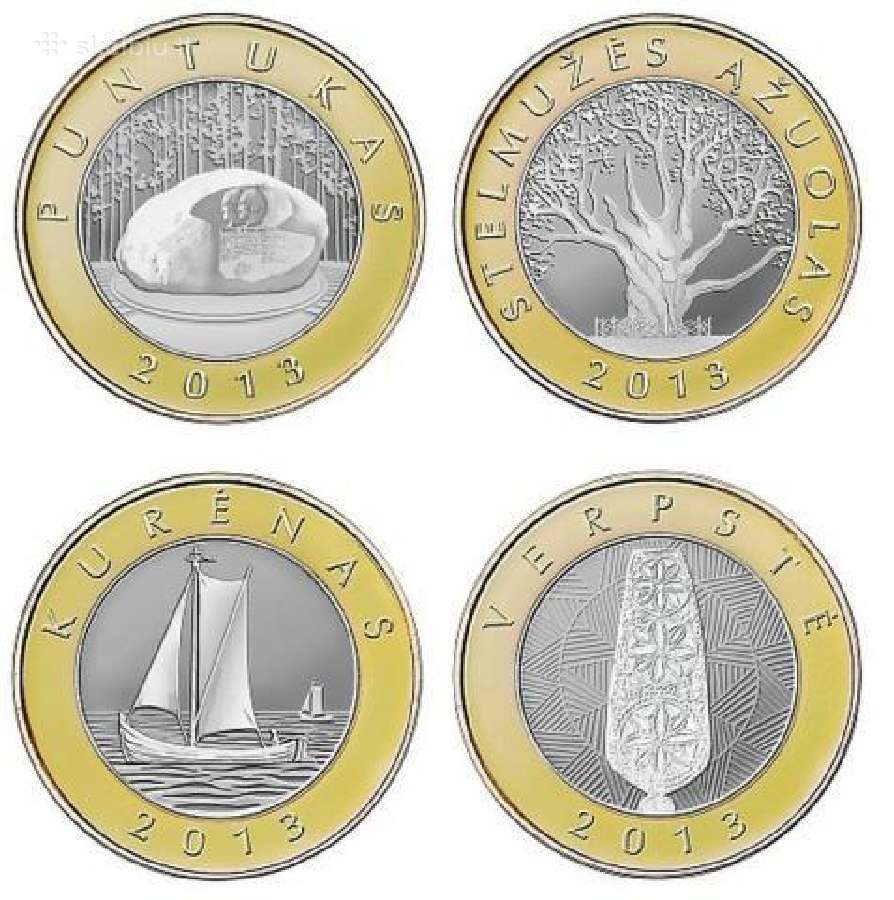 2 litai Gamtos kūriniai 2013 proginiai litai - nuotraukos Nr. 2