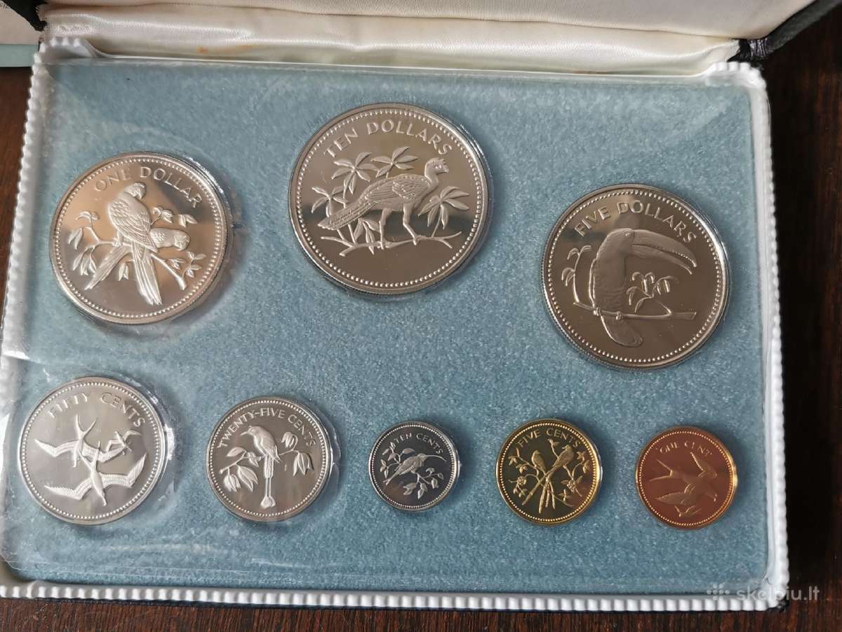 Belizas 1974m Proof rinkinys - nuotraukos Nr. 2