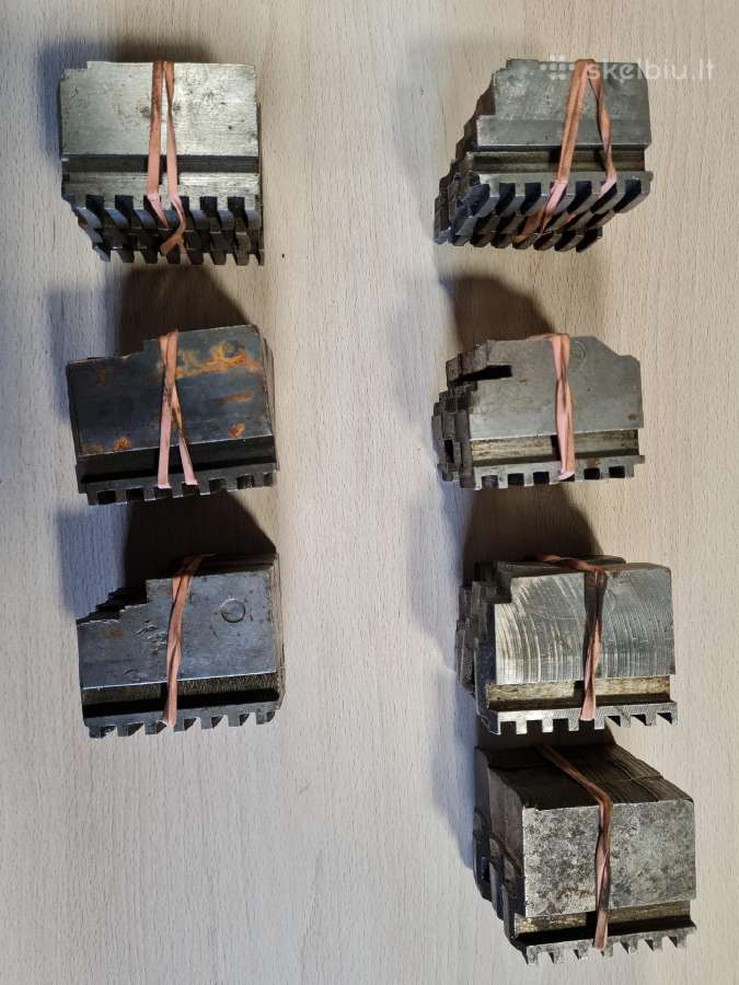 160 ir 250mm tekinimo staklių griebtuvo kumšteliai
