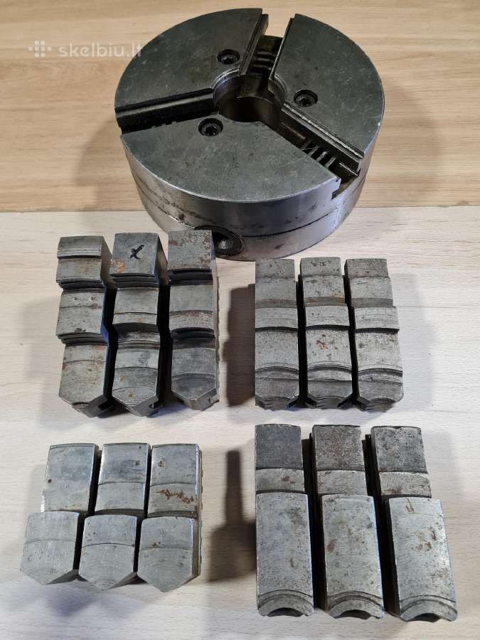 160 ir 250mm tekinimo staklių griebtuvo kumšteliai - nuotraukos Nr. 11