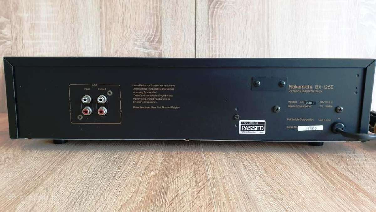 Nakamichi Bx-125e kasetinė deka, Made in Japan - nuotraukos Nr. 3
